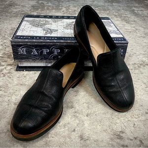 Clark brand black flats